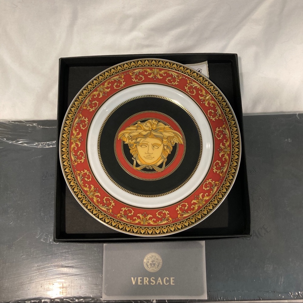 HOLD Rosenthal Meets Versace - (3) Medusa Bread Plates